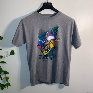 Tattoo Benchmark Gray Shoe T Shirt Size Medium Short Sleeve